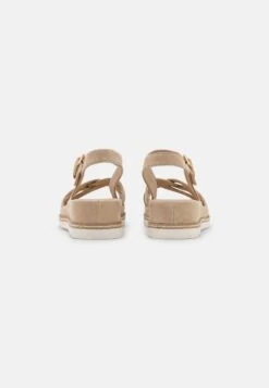 Anna Field LEATHER - Keilsandalette - Beige -Schickes Schuh Geschäft 11fcfe5a15f14b6ab6534aae88593085