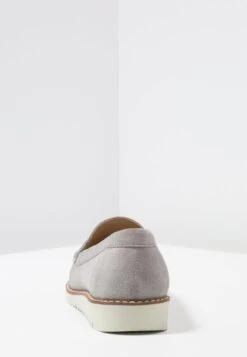 Anna Field COMFORT LEATHER - Slipper - Grey -Schickes Schuh Geschäft 1d452c65647c4743b75cfb866401bc2f