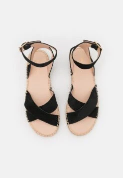 Anna Field LEATHER - Espadrille - Black -Schickes Schuh Geschäft 41c6cd611ad444099ab2fa62891d0434