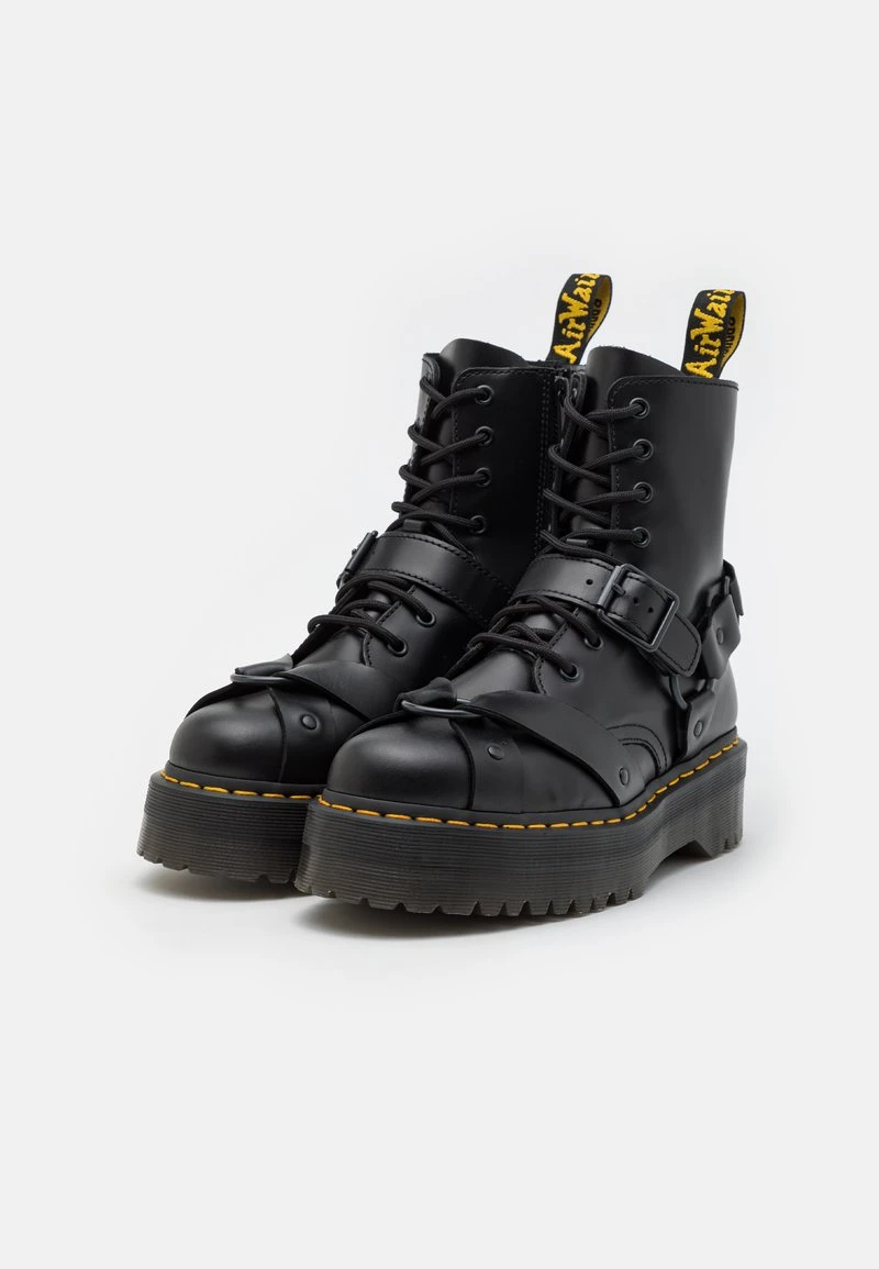 Dr. Martens JADON HARNESS UNISEX - Schnürstiefelette - Black Paris 2 Dr. Martens JADON HARNESS UNISEX - Schnürstiefelette - Black Paris – Bild 2