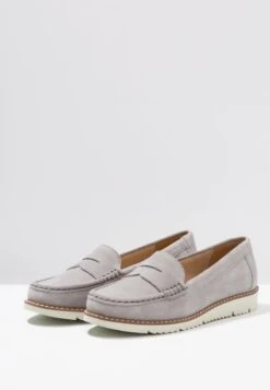 Anna Field COMFORT LEATHER - Slipper - Grey -Schickes Schuh Geschäft 4c4570f7d8534c099ae427e8c80cf336