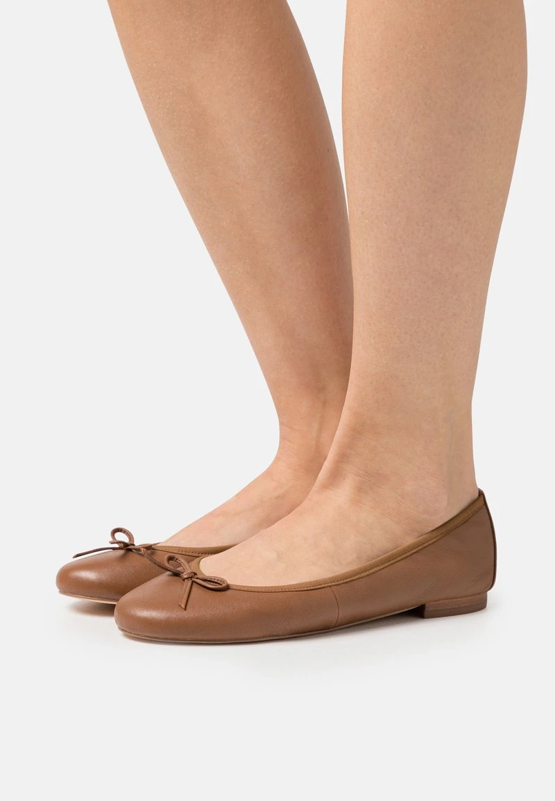 Pier One LEATHER - Klassischer Ballerina - Cognac 1 Pier One LEATHER - Klassischer Ballerina - Cognac