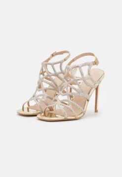 Anna Field LEATHER - High Heel Sandalette - Gold -Schickes Schuh Geschäft 684878368bdd4ca7b43bae05e6542152