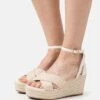 Plateausandalette - Beige