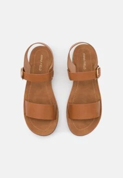 Anna Field Riemensandalette - Cognac -Schickes Schuh Geschäft 9187537680064b81a5d390a843cea468