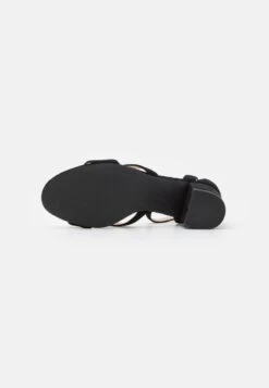 LEATHER WIDE FIT - Riemensandalette - Black -Schickes Schuh Geschäft d01fa3b7e2db44428a41d41757549389
