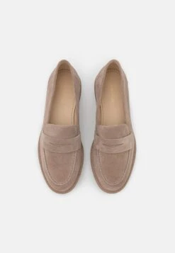 COMFORT LEATHER - Slipper - Taupe -Schickes Schuh Geschäft d3a15ebb0cec4b078a858e7e0369c9e9