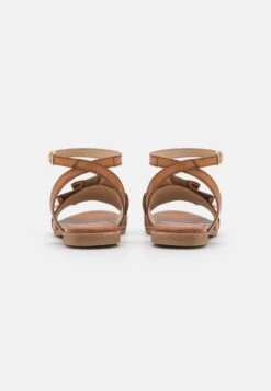 Anna Field LEATHER - Riemensandalette - Cognac -Schickes Schuh Geschäft f609940ed47a498d983bbe77ad6bf7ce