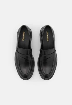 Anna Field LEATHER - Slipper - Black -Schickes Schuh Geschäft f9a441ca8e6541cbba43e063e68e8ee7